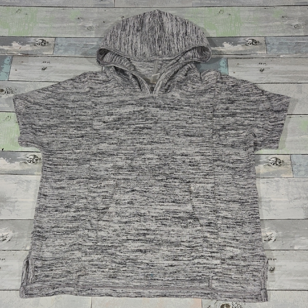 ATHLETA Girl Gray Hooded Shirt/Top Sz Large/12
